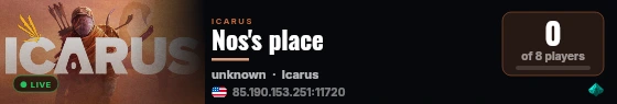 Nos's place live status badge