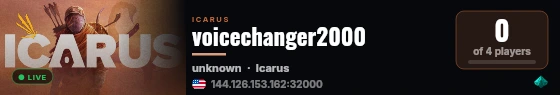 voicechanger2000 live status badge