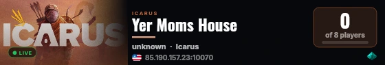 Yer Moms House live status badge
