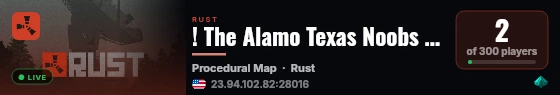 ! The Alamo Texas Noobs Welcome live status badge