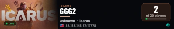 GGG2 live status badge