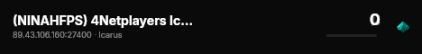 (NINAHFPS) 4Netplayers Icarus Server live status badge