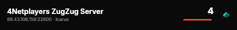 4Netplayers ZugZug Server live status badge