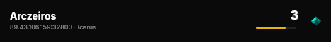 Arczeiros live status badge