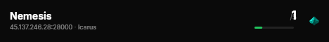 Nemesis live status badge