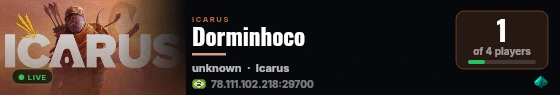 Dorminhoco live status badge