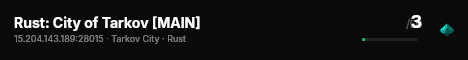 Rust: City of Tarkov [MAIN] live status badge