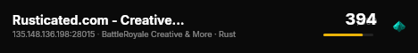 Rusticated.com - Creative | Bedwars | CREATIVE 4.0 OUT NOW! live status badge