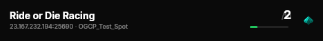 Ride or Die Racing live status badge