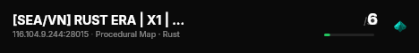 [SEA/VN] RUST ERA | X1 | PvPvE | Việt Nam | NoRaidOff live status badge