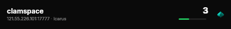 clamspace live status badge