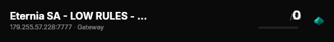 Eternia SA - LOW RULES - 3x - [BRASIL] live status badge