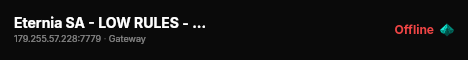 Eternia SA - LOW RULES - 3x - [BRASIL] live status badge