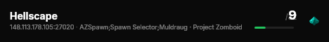 Hellscape live status badge