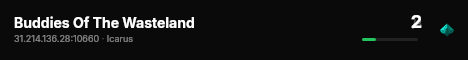 Buddies Of The Wasteland live status badge
