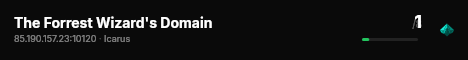 The Forrest Wizard's Domain live status badge