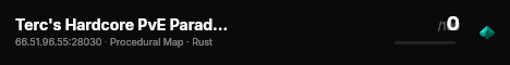 Terc's Hardcore PvE Paradise | PvE fun for everyone live status badge