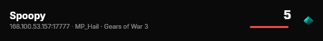 Spoopy live status badge