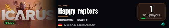 Happy raptors live status badge