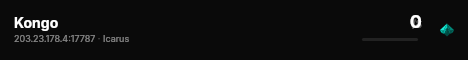 Kongo live status badge