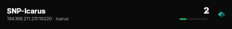 SNP-Icarus live status badge