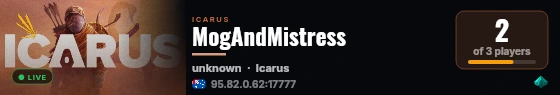 MogAndMistress live status badge
