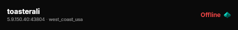 toasterali live status badge