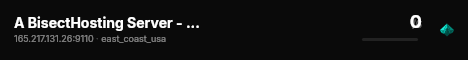 A BisectHosting Server - ac86c293 live status badge