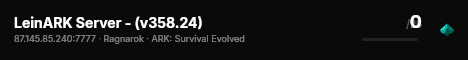 LeinARK Server - (v358.24) live status badge