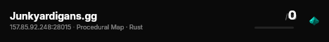 Junkyardigans.gg live status badge