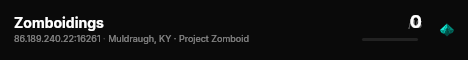 Zomboidings live status badge