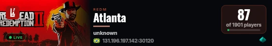 Atlanta live status badge