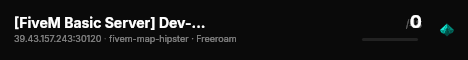 [FiveM Basic Server] Dev-server live status badge