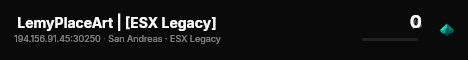  LemyPlaceArt | [ESX Legacy] live status badge