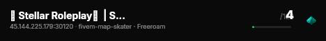 ⭐ Stellar Roleplay🚀  | Serious Roleplay | 👮  Cops | 🧑‍⚕️  EMS | 👩‍⚖️  Legal System | 🔫🔫  Whitelisted Gangs| 🏳️‍🌈 LGBTQ+| live status badge