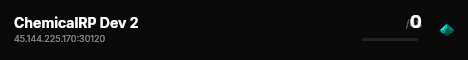 ChemicalRP Dev 2 live status badge