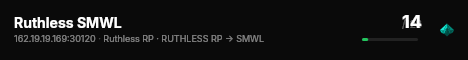 Ruthless SMWL live status badge