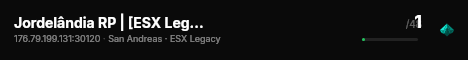 Jordelândia RP | [ESX Legacy] live status badge