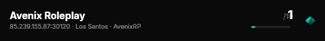 Avenix Roleplay live status badge