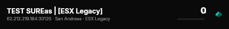 TEST SUREas | [ESX Legacy] live status badge
