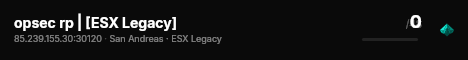 opsec rp | [ESX Legacy] live status badge