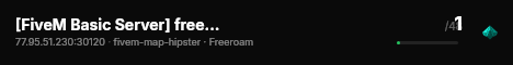 [FiveM Basic Server] freeroam live status badge