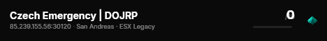 Czech Emergency | DOJRP live status badge