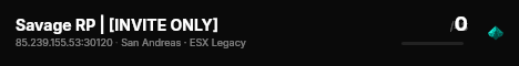 Savage RP | [INVITE ONLY] live status badge