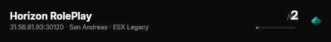 Horizon RolePlay live status badge