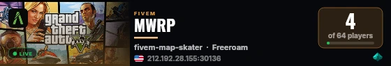 MWRP live status badge