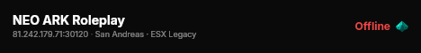 NEO ARK Roleplay live status badge