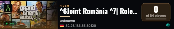 ^6Joint România ^7| Roleplay live status badge