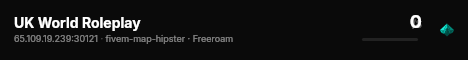 UK World Roleplay live status badge