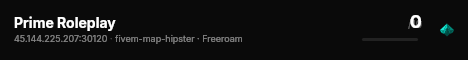 Prime Roleplay live status badge